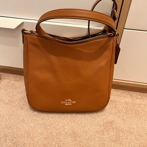 Coach ellie file Tan Leather Shoulder Bag